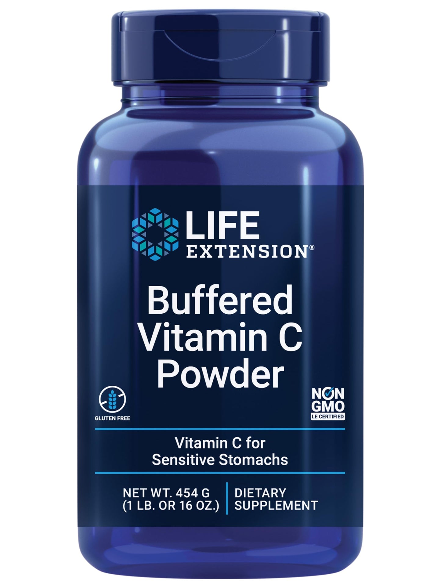 Life Extension Buffered Vitamin C Powder - Gentle on Stomachs, 454 g (84 Servings)