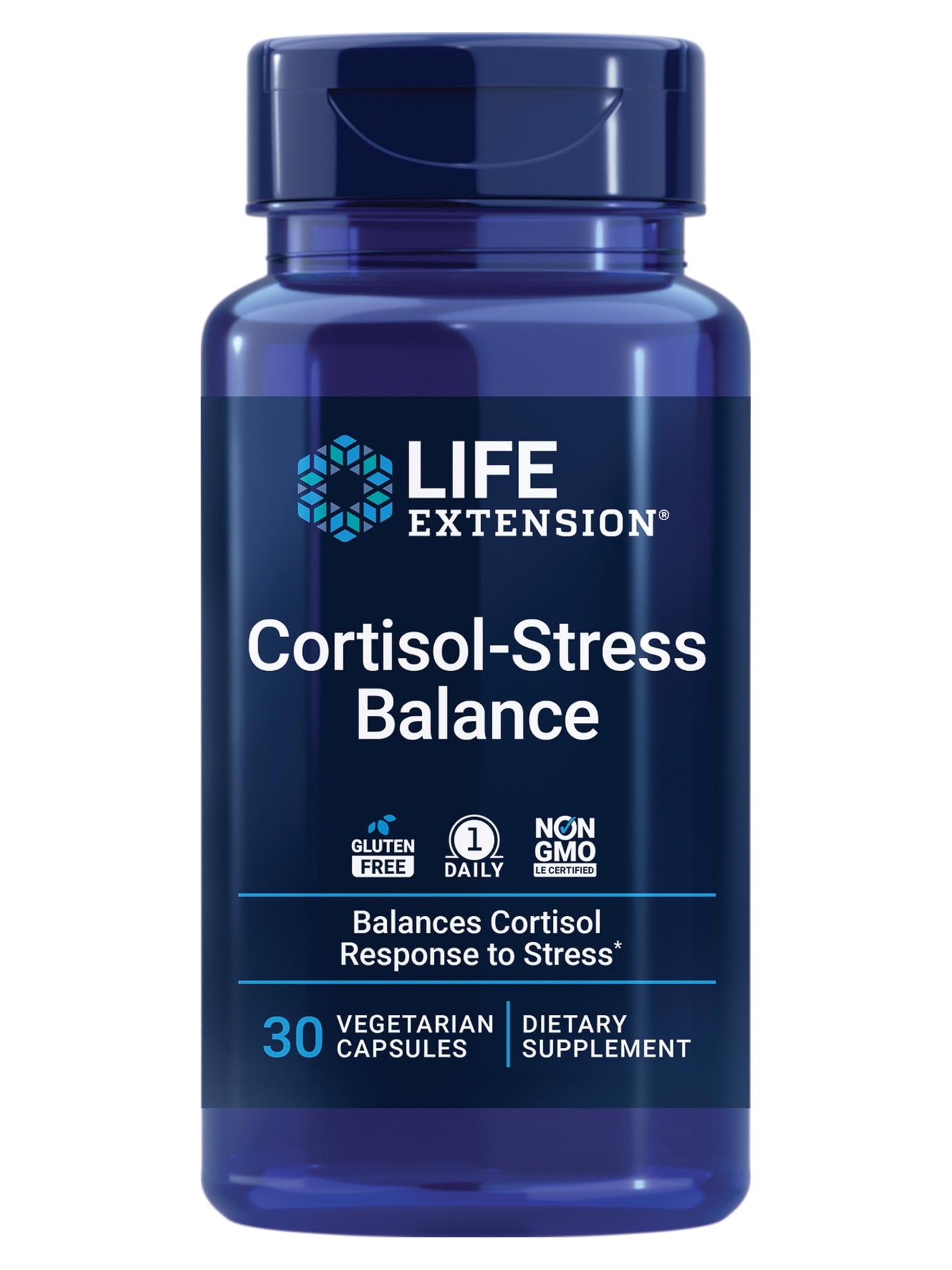 Life Extension Cortisol-Stress Balance | Relora Magnolia Bark, Green Tea & Lychee Extract | 30 Vegetarian Capsules