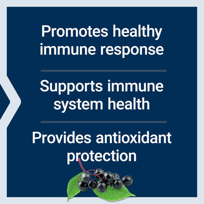 Life Extension Black Elderberry + Vitamin C | Everyday Immune Support, 60 Vegetarian Capsules