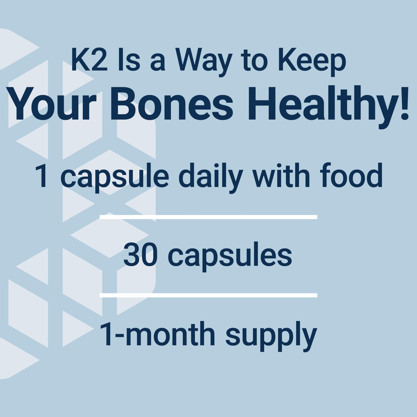 Life Extension Mega Vitamin K2 – 45 mg K2 for Strong Bones, 30 Capsules