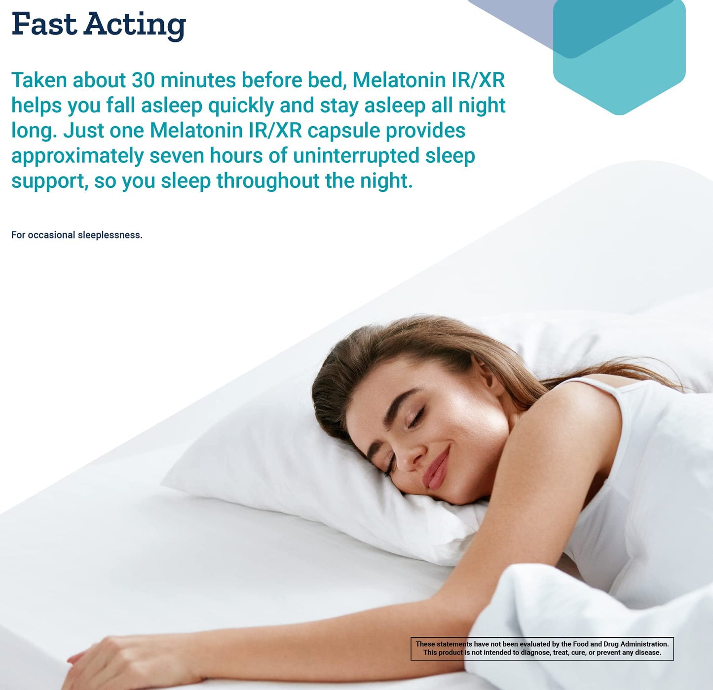 Life Extension Melatonin IR/XR 120 Caps – Fast & 7-Hour Sleep Support