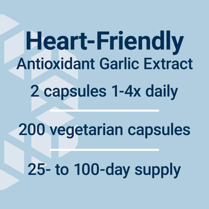 Life Extension Optimized Garlic - Heart Health, Immune Support, 200 Capsules