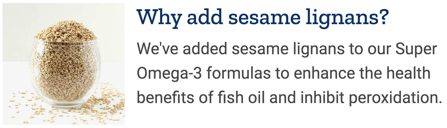 Life Extension Super Omega-3 360 Softgels – EPA/DHA Fish Oil with Sesame Lignans & Olive Extract