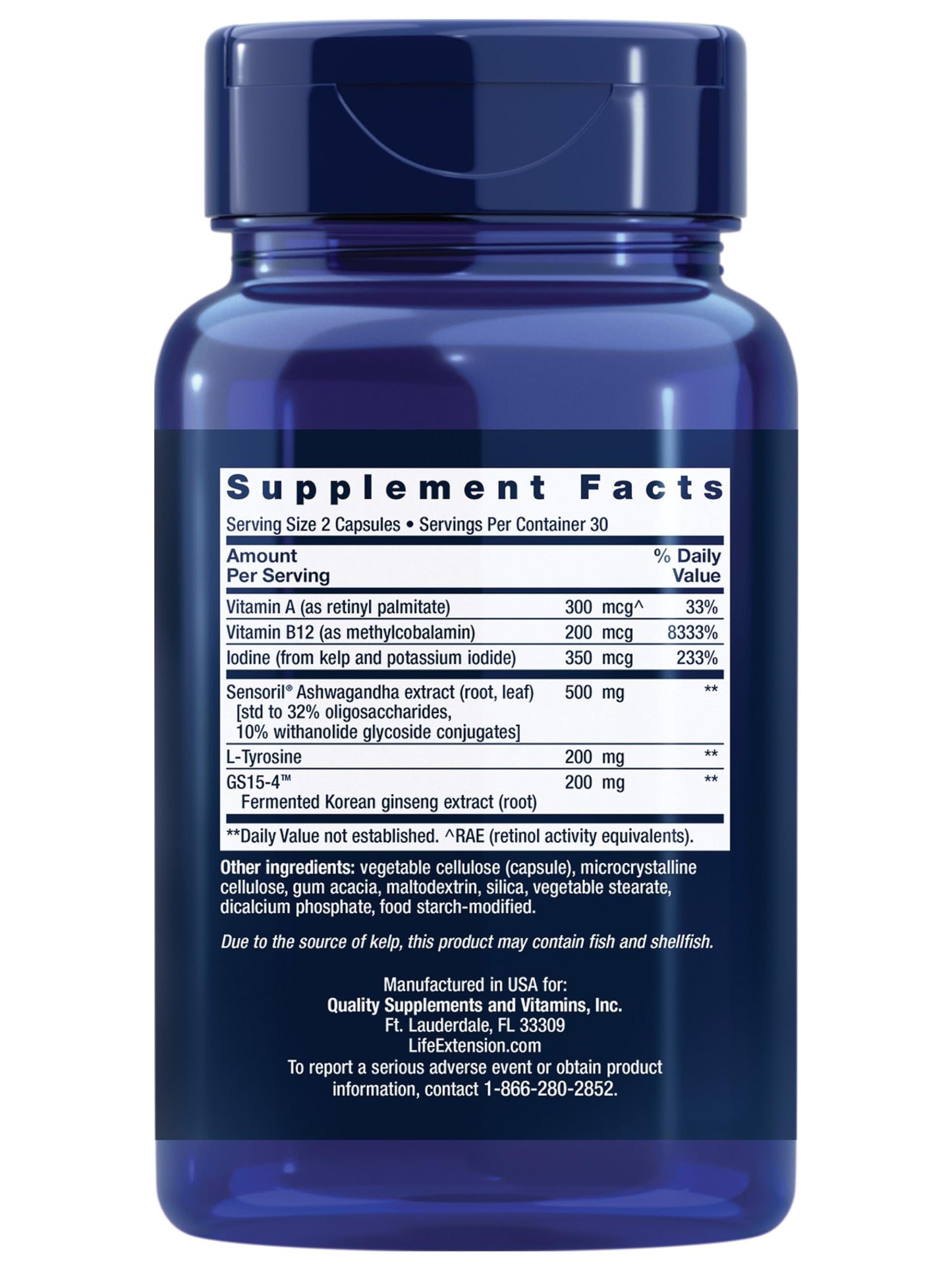 Life Extension Thyroid Support Complex – Thyroid Health Supplement (60 Capsules)