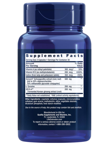 Life Extension Thyroid Support Complex – Thyroid Health Supplement (60 Capsules)
