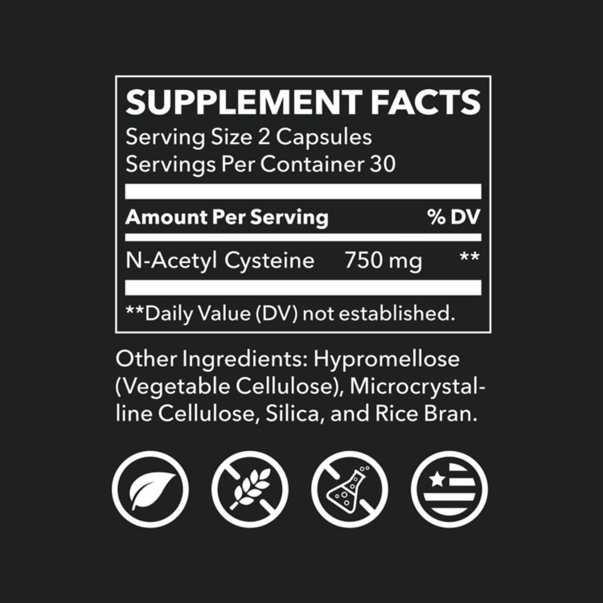 LifeSeasons NAC – N-Acetyl Cysteine for Brain, Liver, Heart & Immunity | 60 Caps