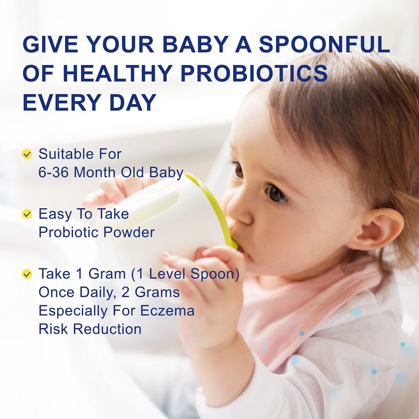 Life-Space 60g Probiotic Powder for Babies 0-36m | 7.5B CFU Multi-Strain