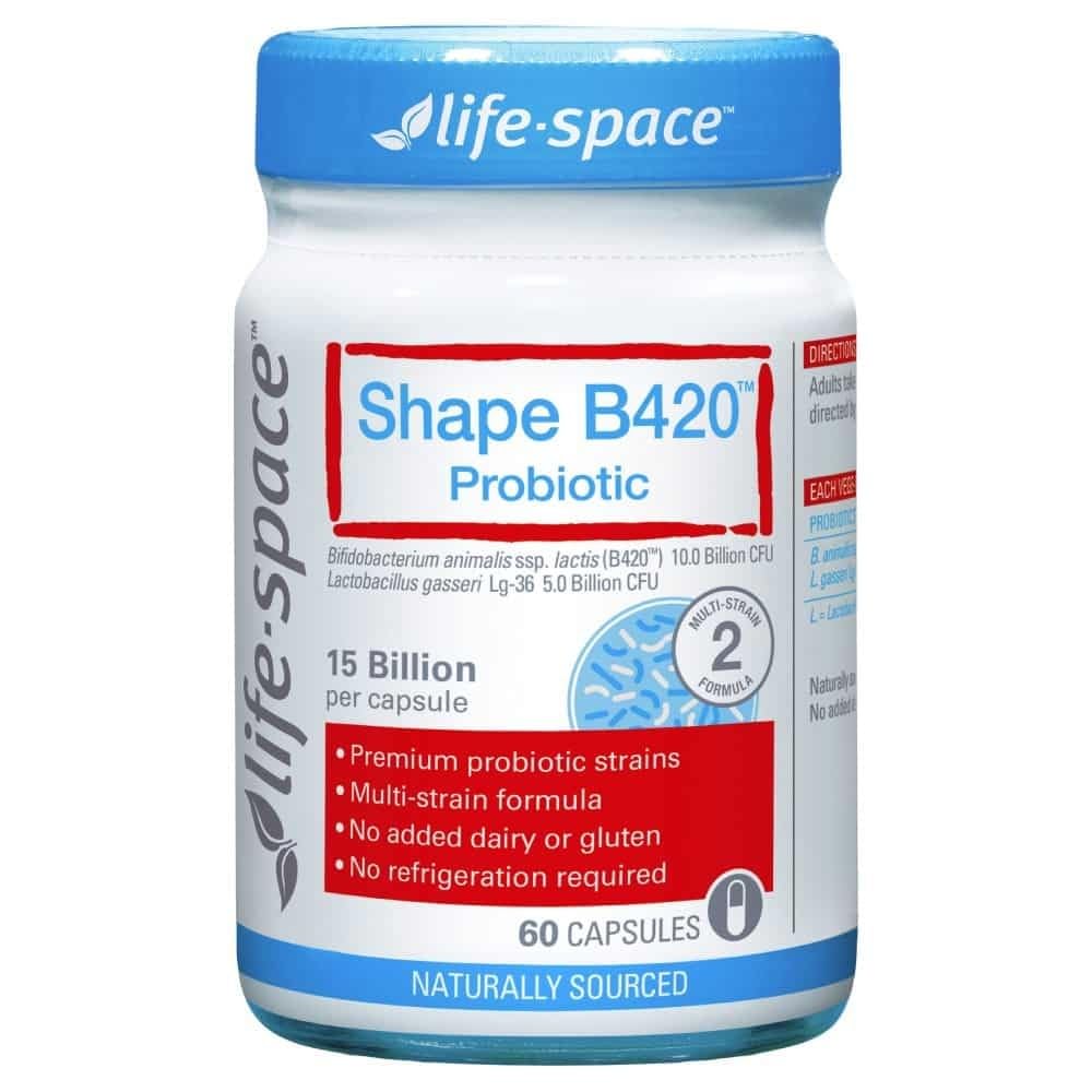 Life Space Shape B420 Probiotic 60 Capsules – Digestive Support