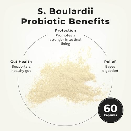 LifeSeasons Essentials S. Boulardii Probiotic – Immune & Digestive Support (60 Capsules)
