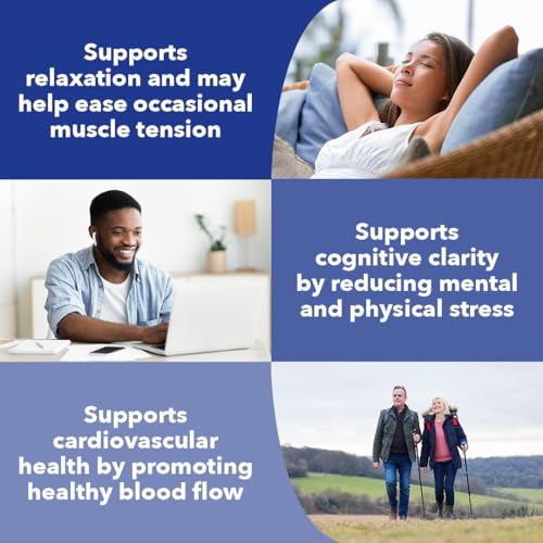 LifeSeasons Anxie-T Stress Relief Supplement for Mood & Focus | 60 Capsules