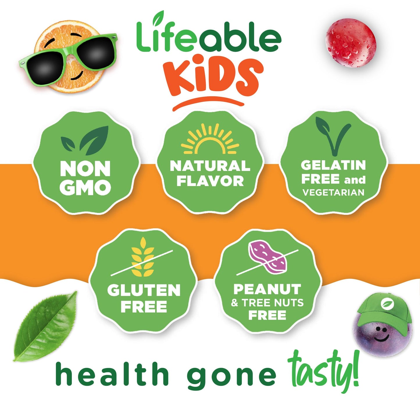 Lifeable Kids Multivitamin Gummies – Immune Support for Kids | 90 Gummies