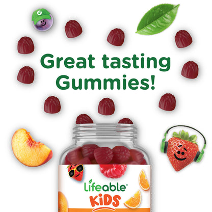 Lifeable Kids Multivitamin Gummies – Immune Support for Kids | 90 Gummies