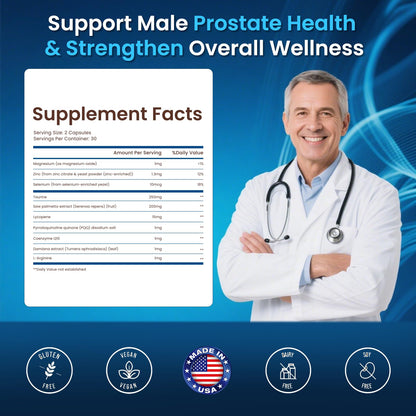 LIFEFRIEND Saw Palmetto Prostate Health for Men - DHT Blocker, Urinary Flow, Nightly Relief