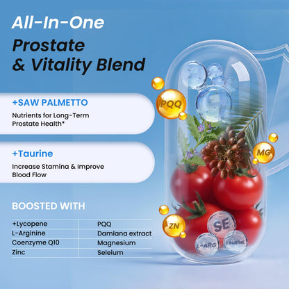 LIFEFRIEND Saw Palmetto Prostate Health for Men - DHT Blocker, Urinary Flow, Nightly Relief