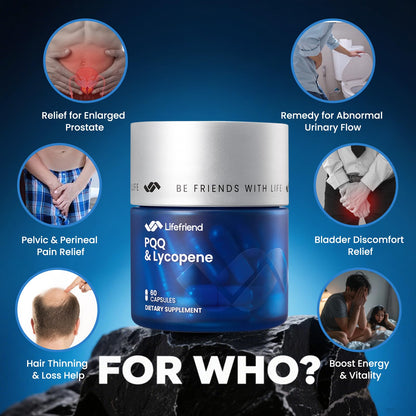 LIFEFRIEND Saw Palmetto Prostate Health for Men - DHT Blocker, Urinary Flow, Nightly Relief