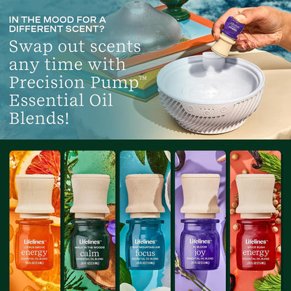 Lifelines Bright Botanicals 6-Pack Essential Oil Blends | Diffuser-Ready