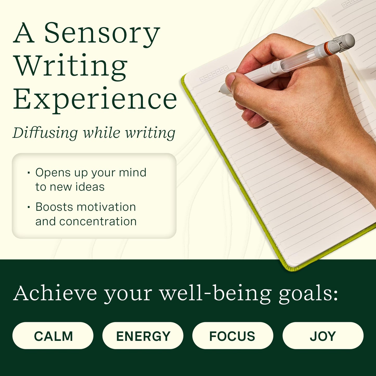 Lifelines Pen Diffuser Set – Aromatic Embrace 3-Pack | 1mm Black Ballpoint Pens