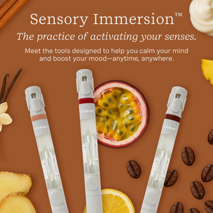 Lifelines Pen Diffuser Set – Coffeehouse 3-Pack | Aromatherapy Writing Pens