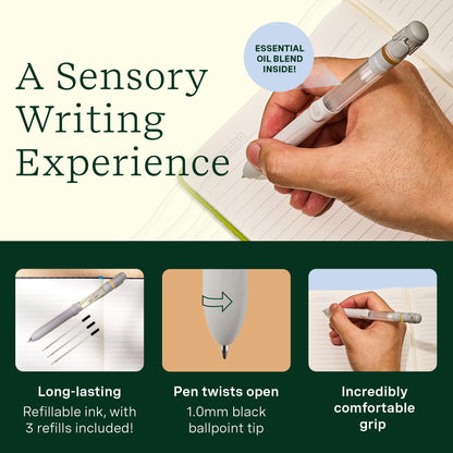 Lifelines Pen Diffuser Set – Favorite Desserts 3-Pack | Aromatherapy Writing Pens