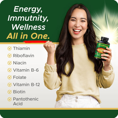 Life's Fortune Multivitamin & Mineral – 60 Tablets | All-Natural Energy & Whole-Food Formula