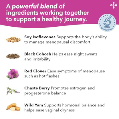 Pausitivi-T by LifeSeasons — Natural Menopause Support (60 Capsules)
