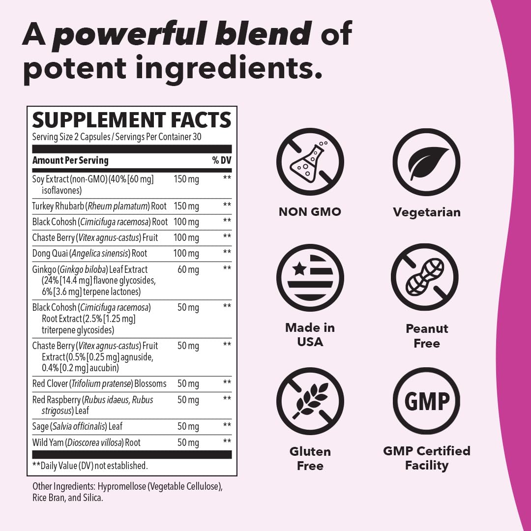 Pausitivi-T by LifeSeasons — Natural Menopause Support (60 Capsules)