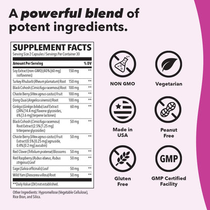 Pausitivi-T by LifeSeasons — Natural Menopause Support (60 Capsules)