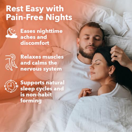 LifeSeasons Relieve-R PM - Eases Nighttime Aches & Discomfort - Relaxes Muscles - Calms The Nervous System - Supports Natural Sleep Cycles & Non Habit Forming - 46 Capsules