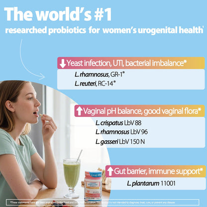 Life-Space Probiotic for Women – 60 Count, 6.3B CFU, 6 Strains, Vaginal Health & pH Balance