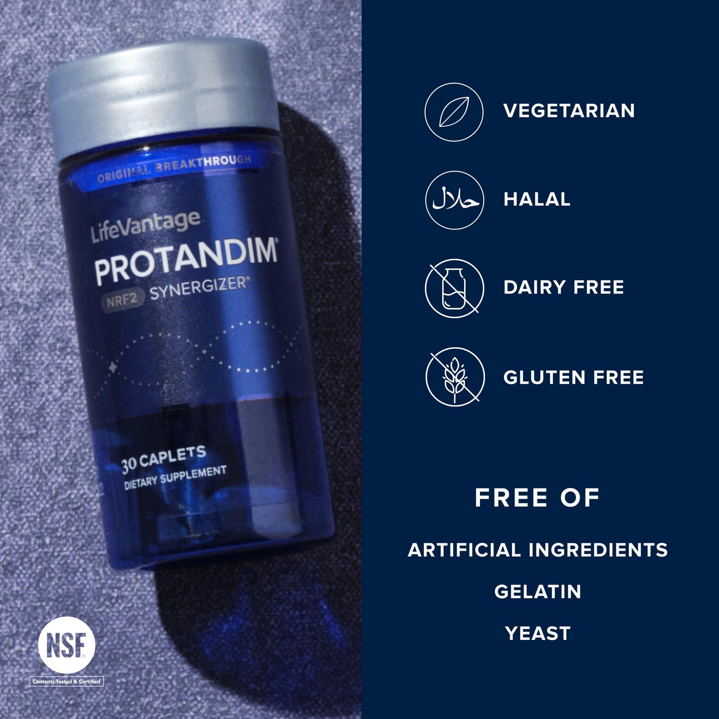 LifeVantage Protandim Nrf2 Synergizer (30 Caps) – 5-Herb Antioxidant Formula