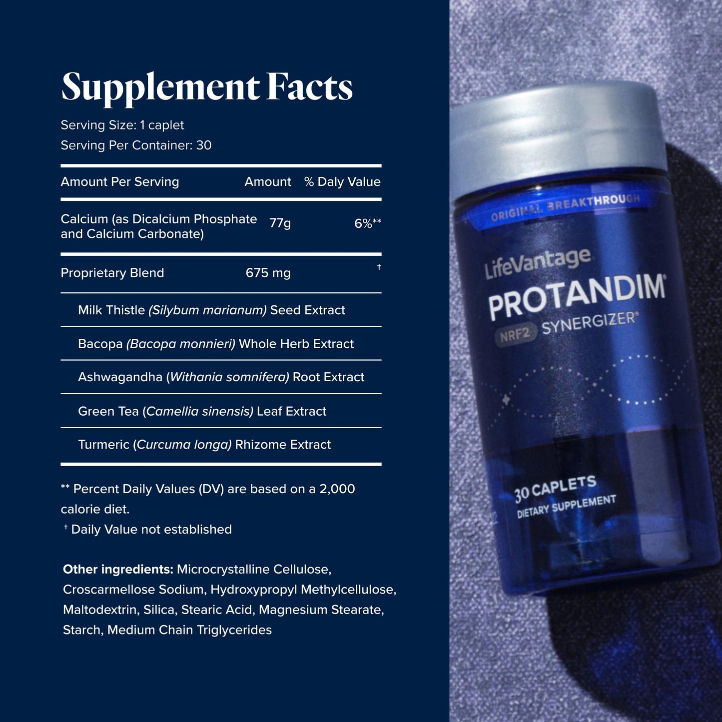LifeVantage Protandim Nrf2 Synergizer 90 Caps – 5-Herb Antioxidant Support