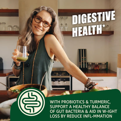 LILICARE Digestive Health & Weight Bee Pollen Organic 1000mg, w/Probiotics, Prebiotics & Turmeric, Bee Pollen Gummies Rich in B-Vitamin, Antioxidants, Amino Acids, for Digestive, Weight & Energy