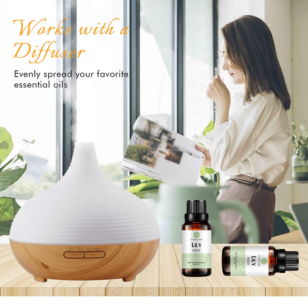 Lily Essential Oil (30ML) - 100% Pure & Organic for Diffuser & Skin Care