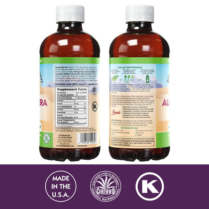 Lily Of The Desert Organic Aloe Vera Juice 2-Pack – Inner Fillet, Gut Health & Digestive Support, 32 Fl Oz Ea
