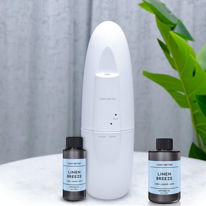 Scent Better Linen Breeze Aroma Essential Oil Blend – Linen, Jasmine & Musk for Diffusers (3.3 fl oz / 100 mL)