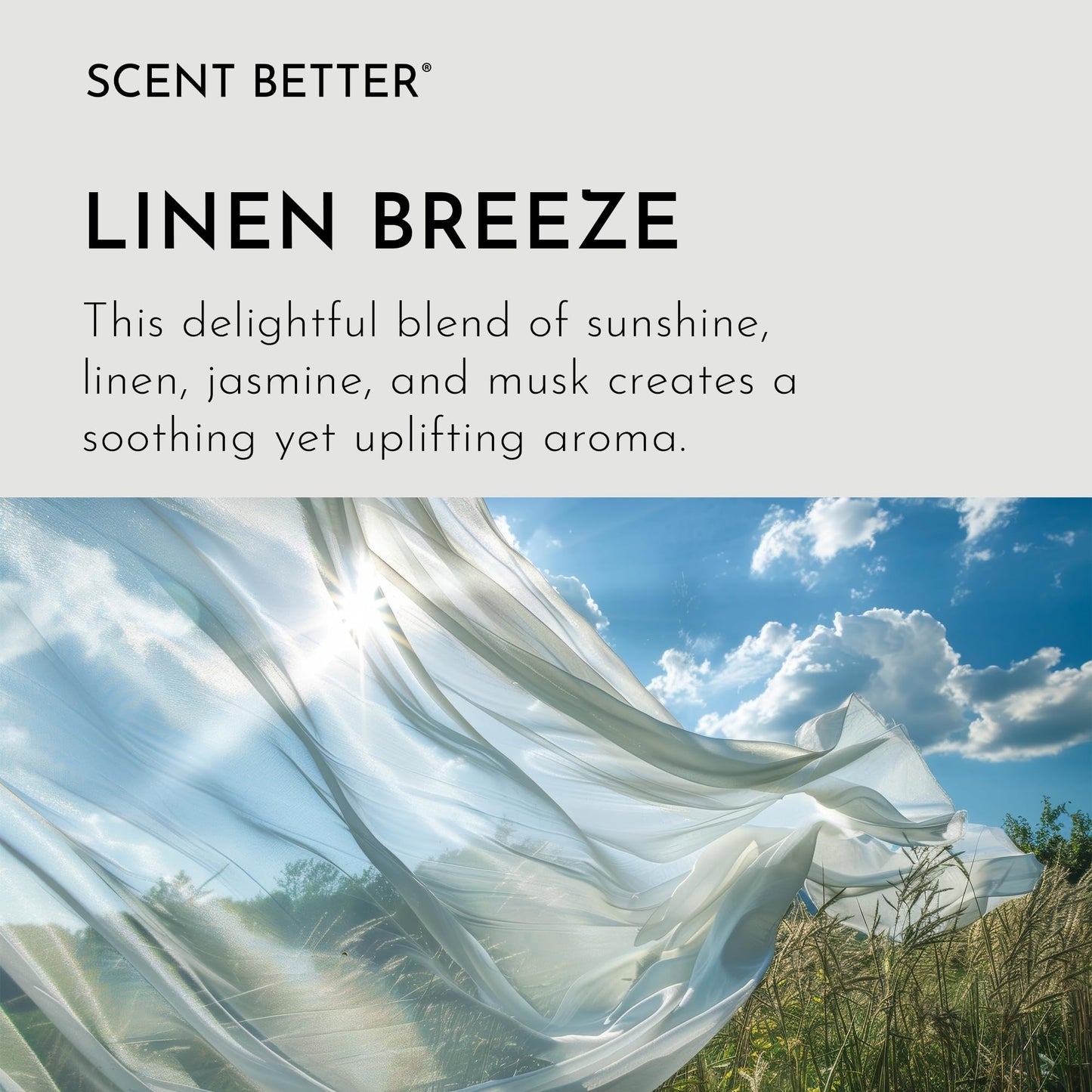 Linen Breeze Aroma Essential Oil Blend – 2 oz (60 mL) for Diffusers & Nebulizers | Scent Better