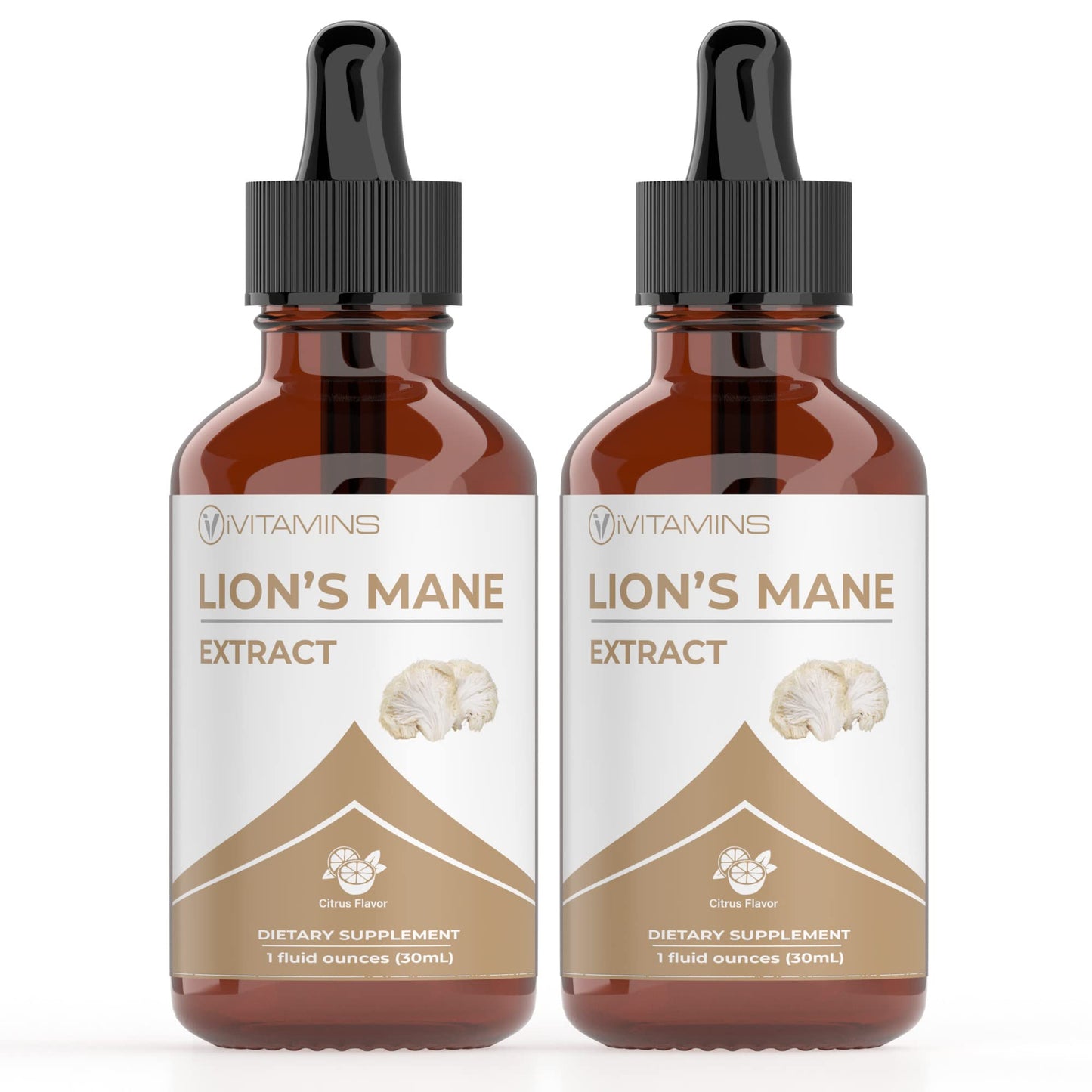 Lions Mane Liquid Tincture – Memory, Focus & Clarity (2 Pack) | iVitamins
