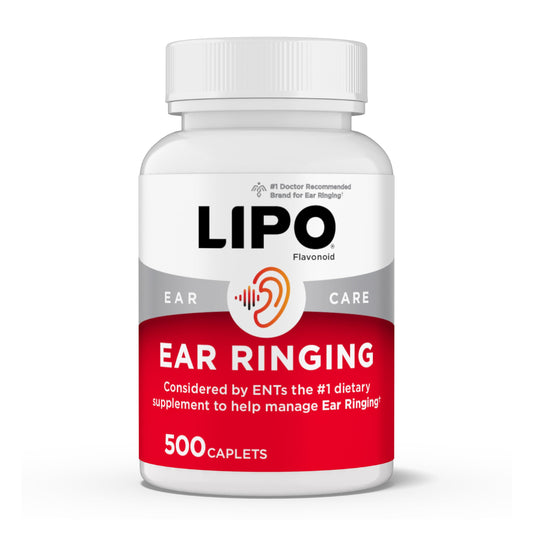 Lipo-Flavonoid Ear Ringing Support — Doctor-Recommended Lemon Bioflavonoid Complex | 500 Caplets
