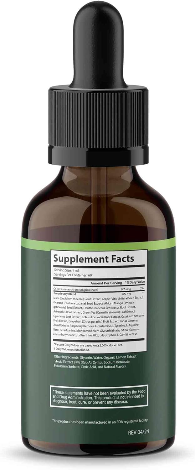 Lipo Max Drops | Premium Liquid Drops for Natural Support - 1 Month Supply