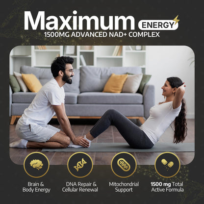 Product Maxx NADGENIX NAD+ Supplement – NMNH 500mg, Liposomal Delivery, 60 Caps