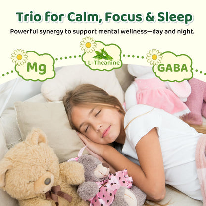 2 Pack Liposomal GABA L-Theanine Drops for Kids – Pineapple | Calm, Focus & Stress Relief