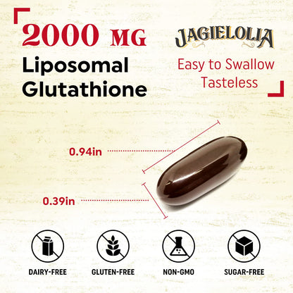 Liposomal Glutathione 2000 mg with L-Serine, L-Glycine & Sulforaphane – 60 Softgels