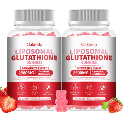 Extra Powerful 2500MG Liposomal Glutathione Gummies – Skin Whitening & Liver Support