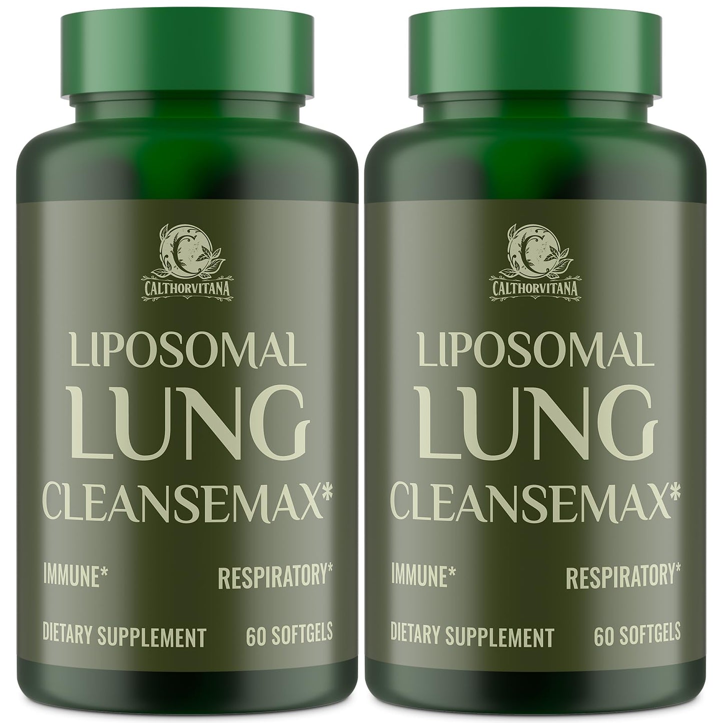 Liposomal Lung Cleansemax Supplement – Mullein Leaf & Elderberry, Quercetin + 13 Herbs & Vitamins | 120 Capsules
