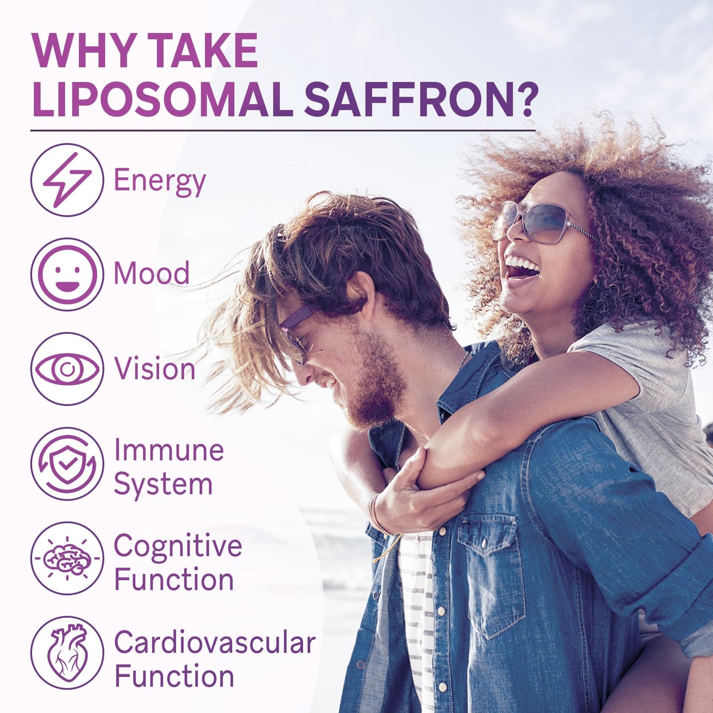 Liposomal Saffron 88.5 mg | 120 Vegan Capsules | Mood, Focus & Energy