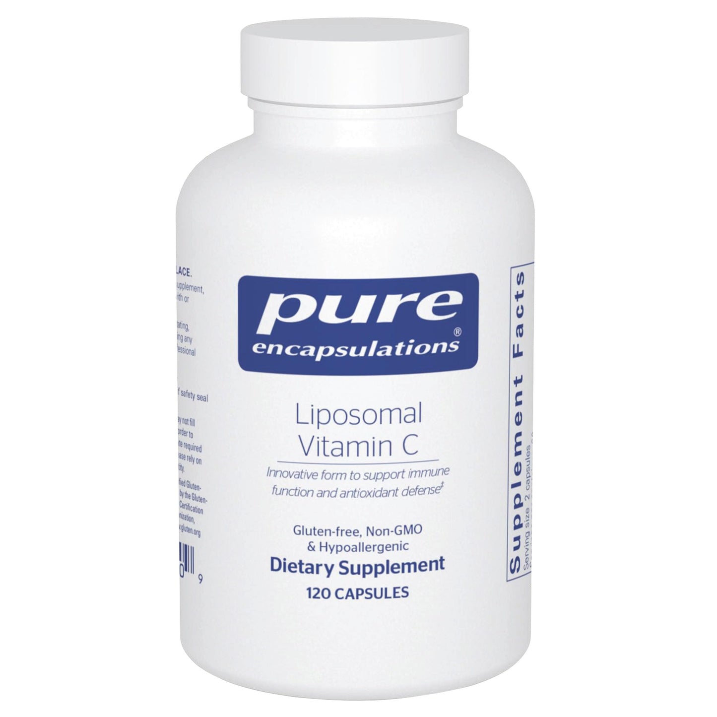 Pure Encapsulations Liposomal Vitamin C – Immune Support (120 Capsules)