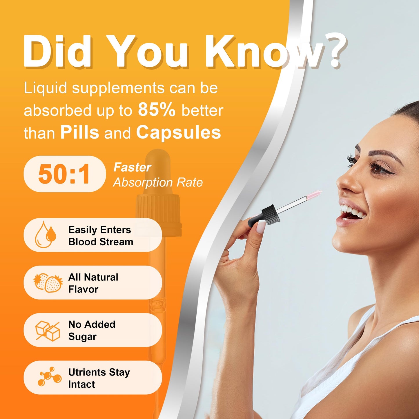 Liquid Magnesium Oxide 400mg Drops – 60ml | High-Potency Sublingual Magnesium