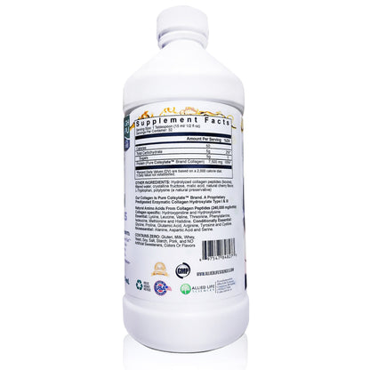 LiquiVive Liquid Collagen Protein Peptides Concentrate | Hydrolyzed Collagen Drink | Higher Absorption