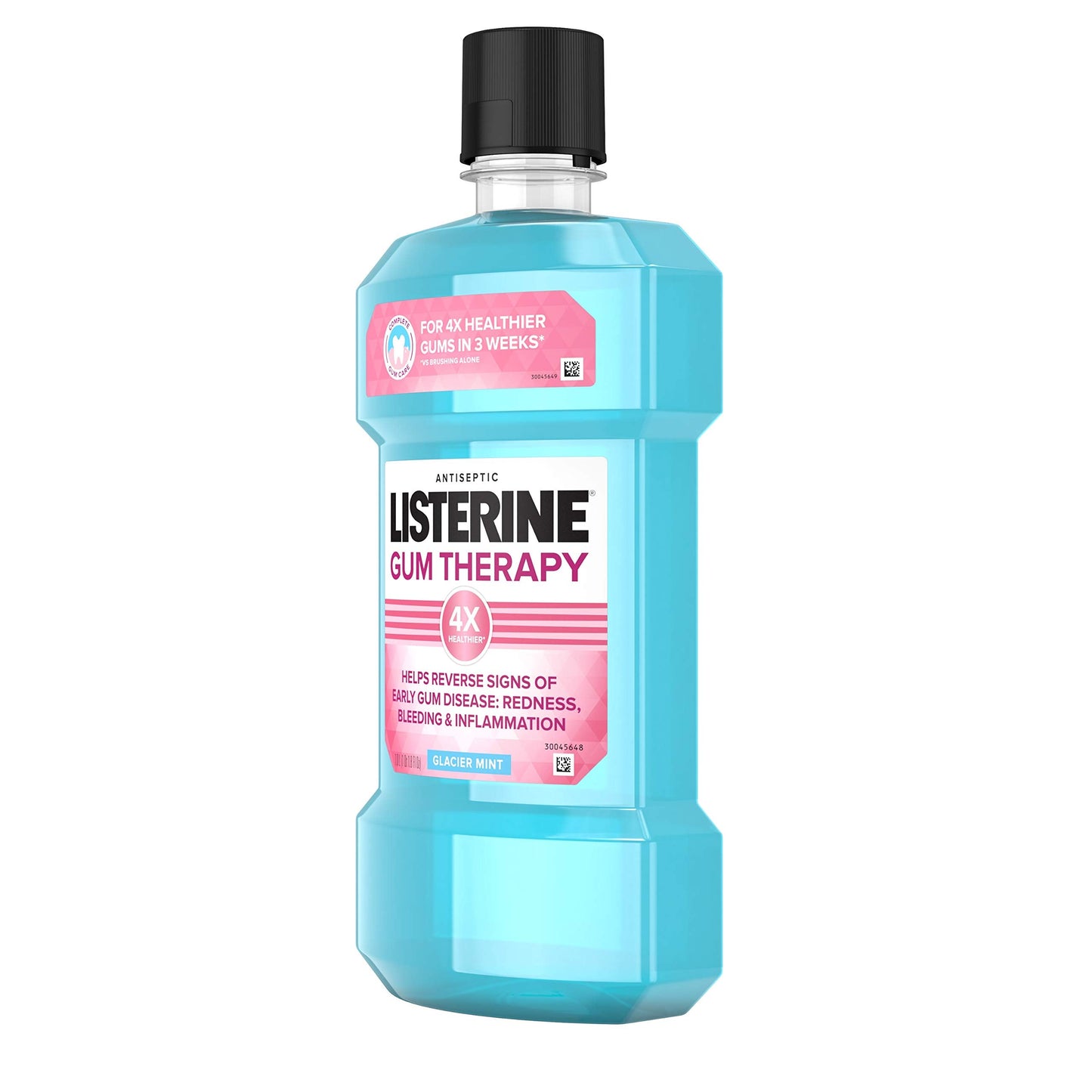 Listerine Gum Therapy Anti-Plaque & Gingivitis Mouthwash – Glacier Mint, 1 L (Pack of 3)