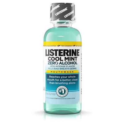 Listerine Antiseptic Zero Cavity Mouthwash – Clean Mint 3.2 oz 24-count